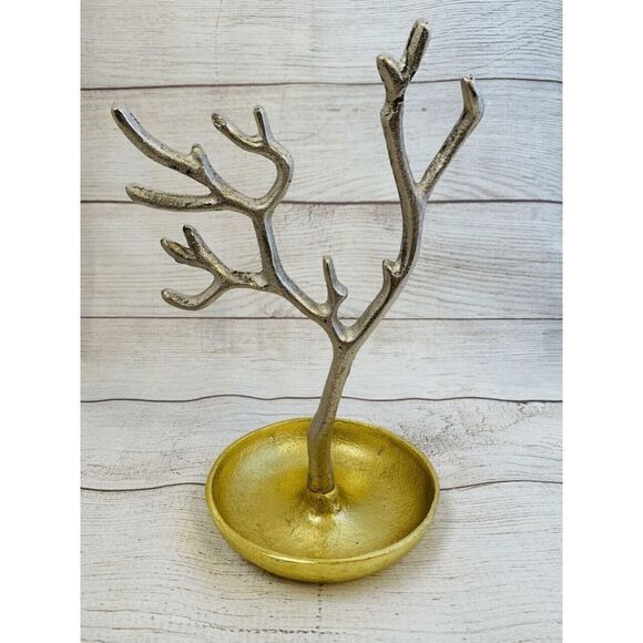 No Brand Other - Gold and Silver Tree Branch Jewelry Display Stand